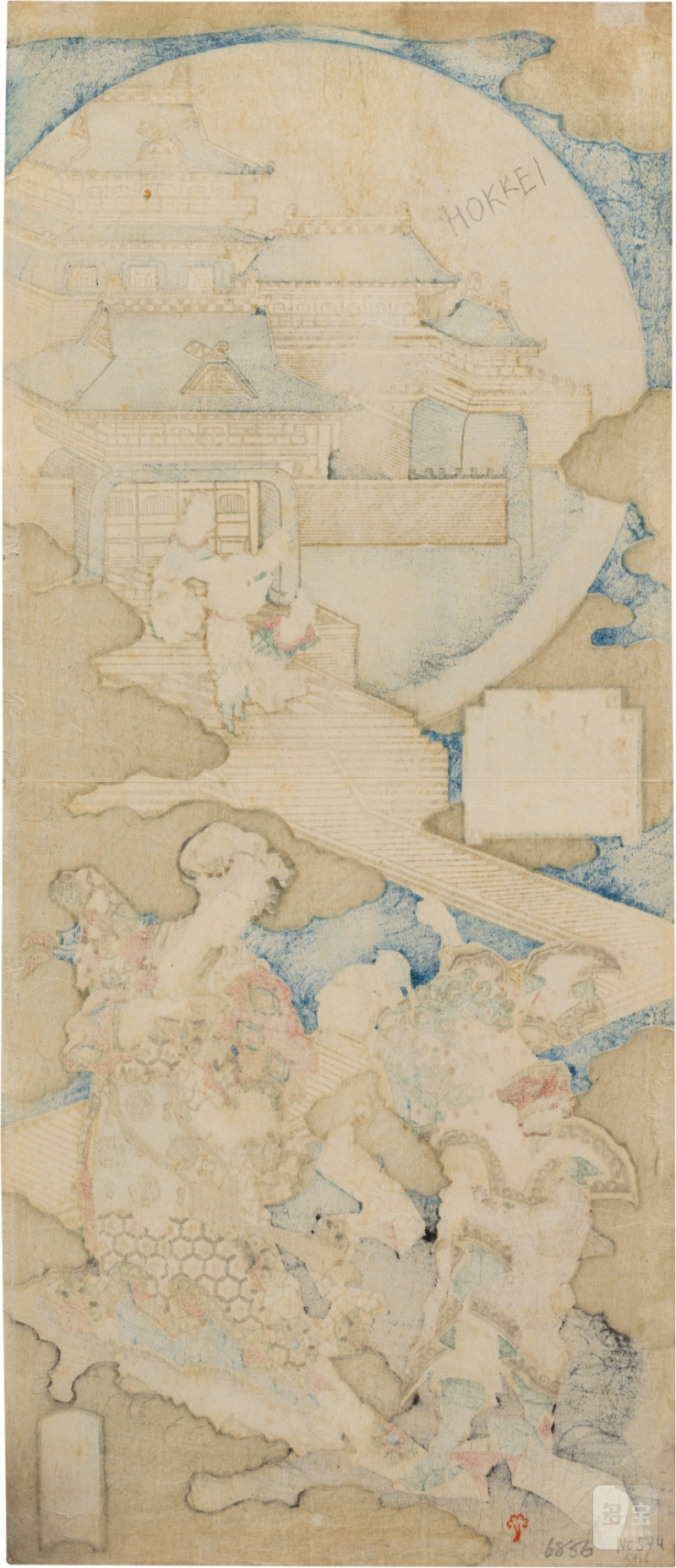 Totoya Hokkei (1780-1850) | The Hall of Immortality (Choseiden) | Edo period, 19th century - 图2